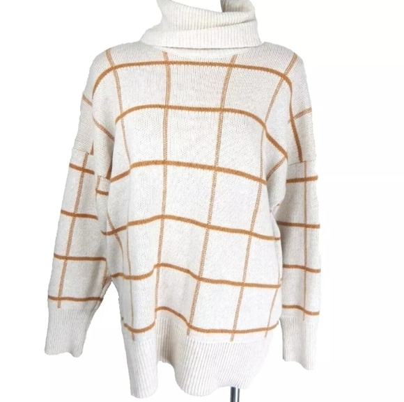 Madewell Pearldale Windowpane Sweater - Picture 2 of 4